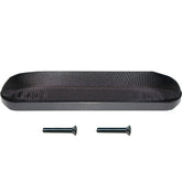 Side view of 10 inch Desk Length Nylon Wheelchair Armrest Pad with bolts